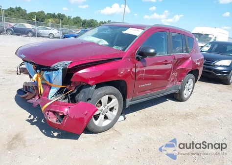 2015 Jeep Compass Sport из США, поврежденный, VIN 1C4NJDBB9FD206573